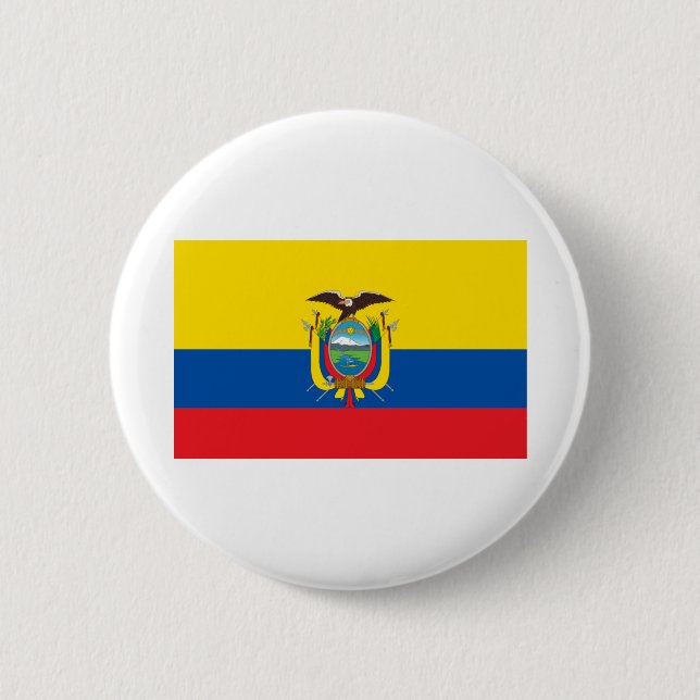 Bóton Redondo 5.08cm Equador (Frente)