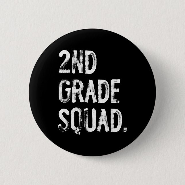 Bóton Redondo 5.08cm Equipe da 2ª Série De Volta à Escola Aluno Profess (Frente)