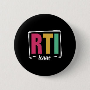 Bóton Redondo 5.08cm Equipe de Intervenção Rti Resposta Intervenção Pro