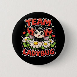 Bóton Redondo 5.08cm Equipe Ladybug