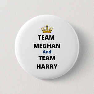 Bóton Redondo 5.08cm Equipe Meghan e Harry