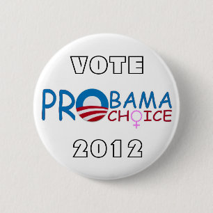 Bóton Redondo 5.08cm Escolha de Obama do voto pro pro em 2012