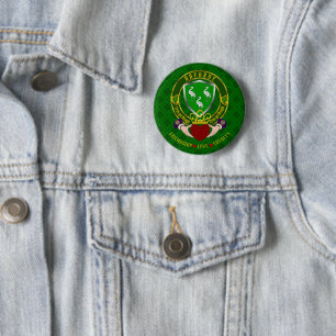 Bóton Redondo 5.08cm Escudo Irlandês AHearne