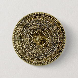 Bóton Redondo 5.08cm Escudo Romano