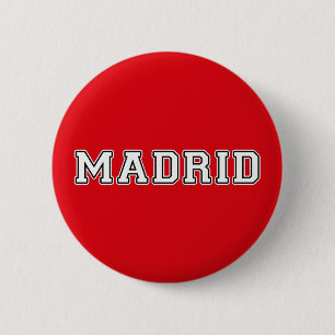 Bóton Redondo 5.08cm Espanha de Madrid