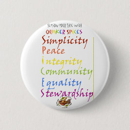 Bóton Redondo 5.08cm Especiarias do quacre