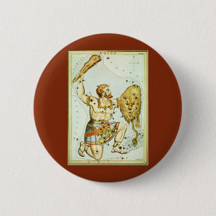 Bóton Redondo 5.08cm Espelho da Urânia, Mapa Celestial da Astronomia Vi