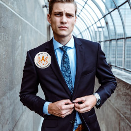 Bóton Redondo 5.08cm Esperança para mudar a consciência da esclerose mú