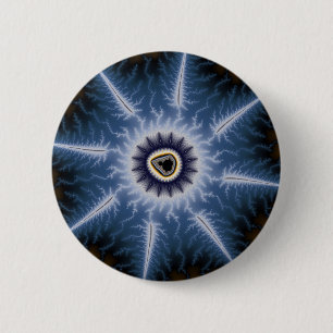 Bóton Redondo 5.08cm Espinhos escuros