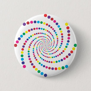 Bóton Redondo 5.08cm espiral de bolhas