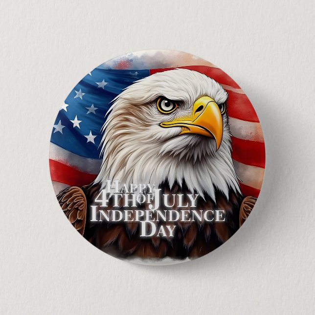 Bóton Redondo 5.08cm Espírito de Independência (Frente)