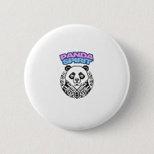 Bóton Redondo 5.08cm Espírito Panda