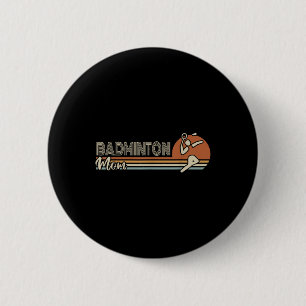 Bóton Redondo 5.08cm Esporte de Bola Tênis de Campo Esporte Retro Badmi