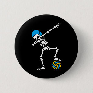 Bóton Redondo 5.08cm Esqueleto divertido Dab dabbing Water polo Natação