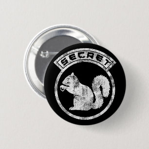 Bóton Redondo 5.08cm Esquilo Secreto - Vestido - Tipo 2