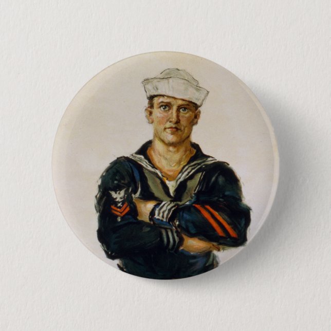 Bóton Redondo 5.08cm Está mantendo o mundo seguro para a democracia (Frente)