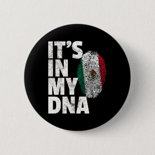 Bóton Redondo 5.08cm Está no meu Dna Mexicano Bandeira Cinco de Mayo G