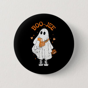 Bóton Redondo 5.08cm Estação Cute Ghost Halloween Boujee Boo Jee 1