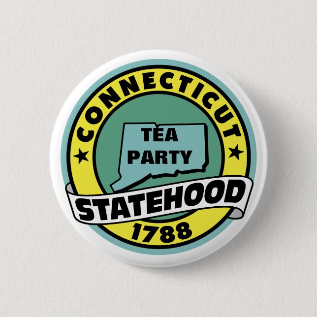 BÓTON REDONDO 5.08CM ESTADO DO TEA PARTY (Frente)
