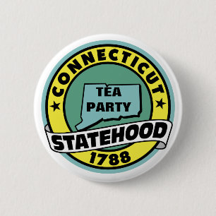 BÓTON REDONDO 5.08CM ESTADO DO TEA PARTY