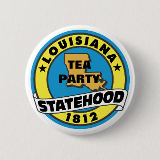 BÓTON REDONDO 5.08CM ESTADO DO TEA PARTY DE LOUISIANNA