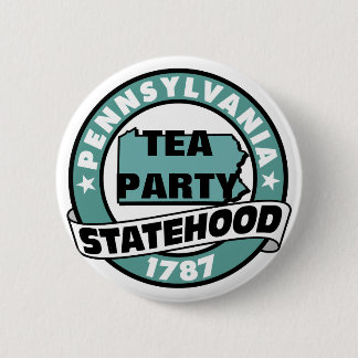 BÓTON REDONDO 5.08CM ESTADO DO TEA PARTY DE PENSILVÂNIA