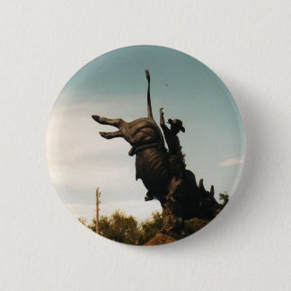 Bóton Redondo 5.08cm Estátua de um bullrider (kkincade12)