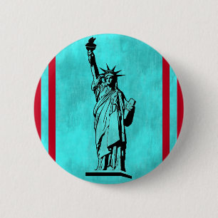 Bóton Redondo 5.08cm Estátua do Botão Liberdade