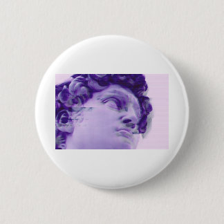 Bóton Redondo 5.08cm Estátua grega do pulso aleatório de Vaporwave