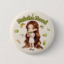 Estética do Humor do Matcha Design Cute Vibrações 