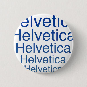 Bóton Redondo 5.08cm Estilo de repetição regular Helvética de Carny