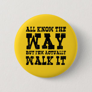 Bóton Redondo 5.08cm Estilo Ocidental do Budismo Zen