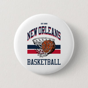 Bóton Redondo 5.08cm Estilo Varsity New Orleans Basball