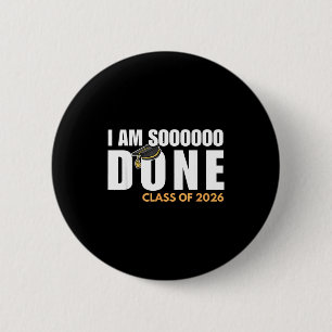 Bóton Redondo 5.08cm Estou acabado turma de 2026 formatura graduação pa
