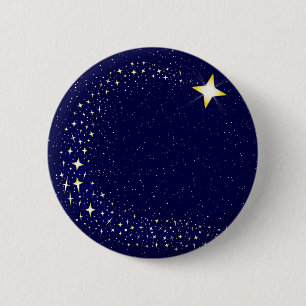 Bóton Redondo 5.08cm Estrela de tiro