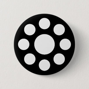 Bóton Redondo 5.08cm estrela Hosokawa