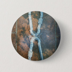 Bóton Redondo 5.08cm Estrela prateada infinita