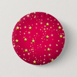 Bóton Redondo 5.08cm Estrelas