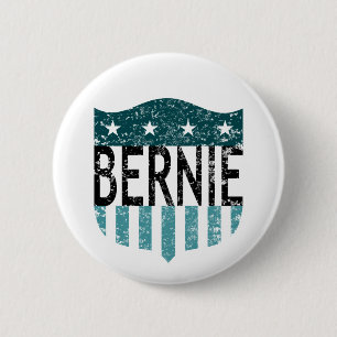 Bóton Redondo 5.08cm Estrelas BERNIE e faixas