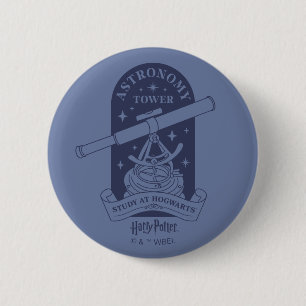 Bóton Redondo 5.08cm Estudar na Torre de Astronomia da HOGWARTS™