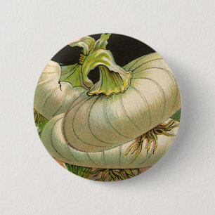 Bóton Redondo 5.08cm Etiqueta de Pacote de Sementes de Vintage Arte Ceb