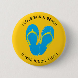 Bóton Redondo 5.08cm Eu Adoro Bondi Beach