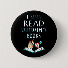 Bóton Redondo 5.08cm Eu ainda leio livros infantis II