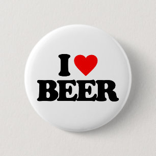 BÓTON REDONDO 5.08CM EU AMO A CERVEJA