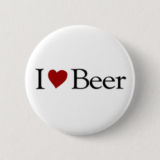 Bóton Redondo 5.08cm Eu amo a cerveja