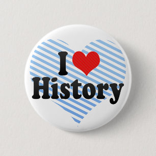 Bóton Redondo 5.08cm Eu amo a história