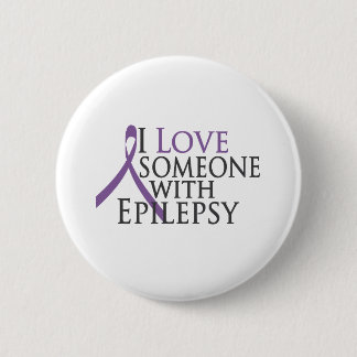 Bóton Redondo 5.08cm eu amo alguém com epilepsia