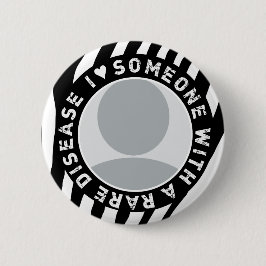 BÓTON REDONDO 5.08CM EU AMO ALGUÉM COM UMA DOENÇA RARA