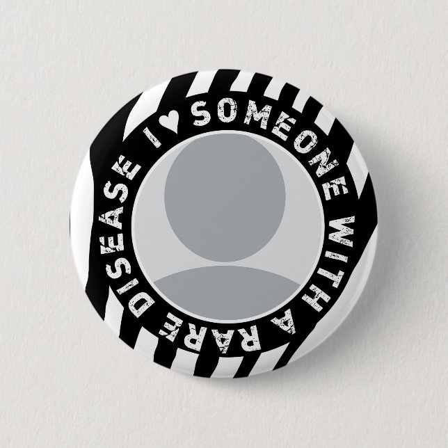 BÓTON REDONDO 5.08CM EU AMO ALGUÉM COM UMA DOENÇA RARA (Frente)