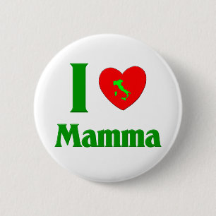 Bóton Redondo 5.08cm Eu amo as mamães